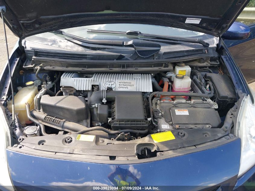 2014 Toyota Prius Two VIN: JTDKN3DU1E0357588 Lot: 39823094