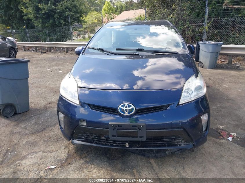 2014 Toyota Prius Two VIN: JTDKN3DU1E0357588 Lot: 39823094