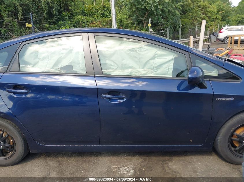 2014 Toyota Prius Two VIN: JTDKN3DU1E0357588 Lot: 39823094