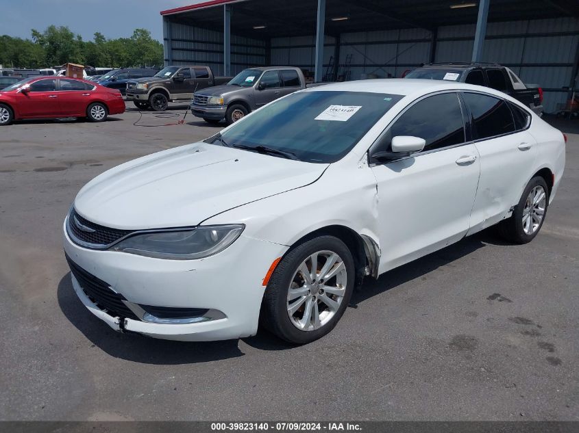 2015 Chrysler 200 Limited VIN: 1C3CCCABXFN733954 Lot: 39823140