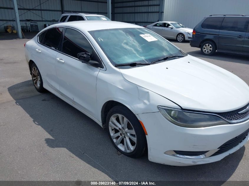 2015 Chrysler 200 Limited VIN: 1C3CCCABXFN733954 Lot: 39823140