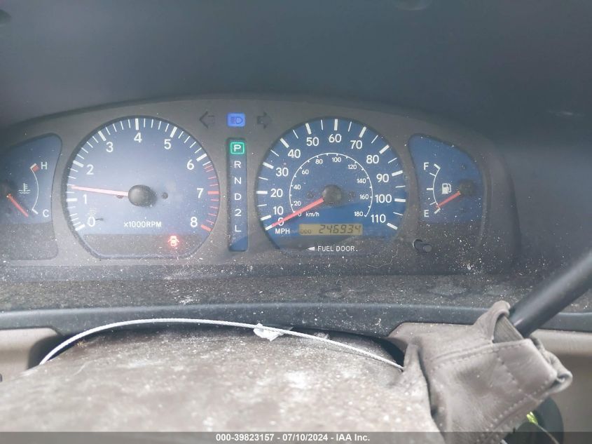 2001 Toyota Sienna Le/Xle VIN: 4T3ZF13C91U330315 Lot: 39823157