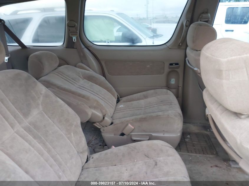 2001 Toyota Sienna Le/Xle VIN: 4T3ZF13C91U330315 Lot: 39823157