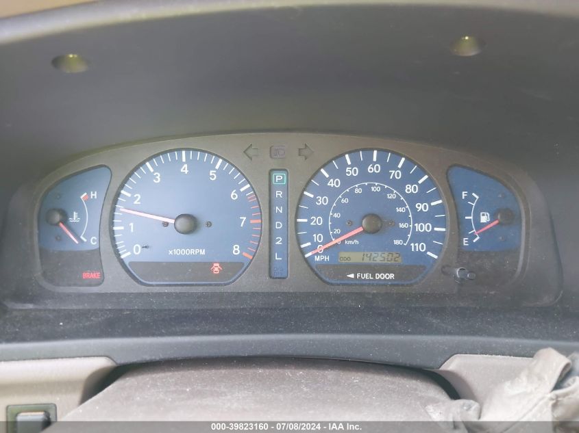 2002 Toyota Sienna Le VIN: 4T3ZF13C12U507893 Lot: 39823160