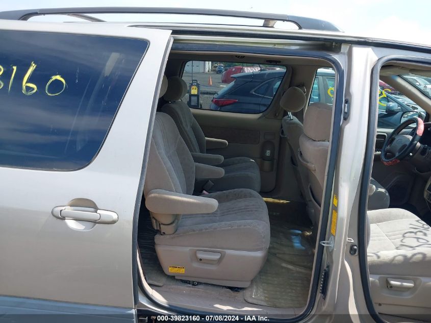 2002 Toyota Sienna Le VIN: 4T3ZF13C12U507893 Lot: 39823160