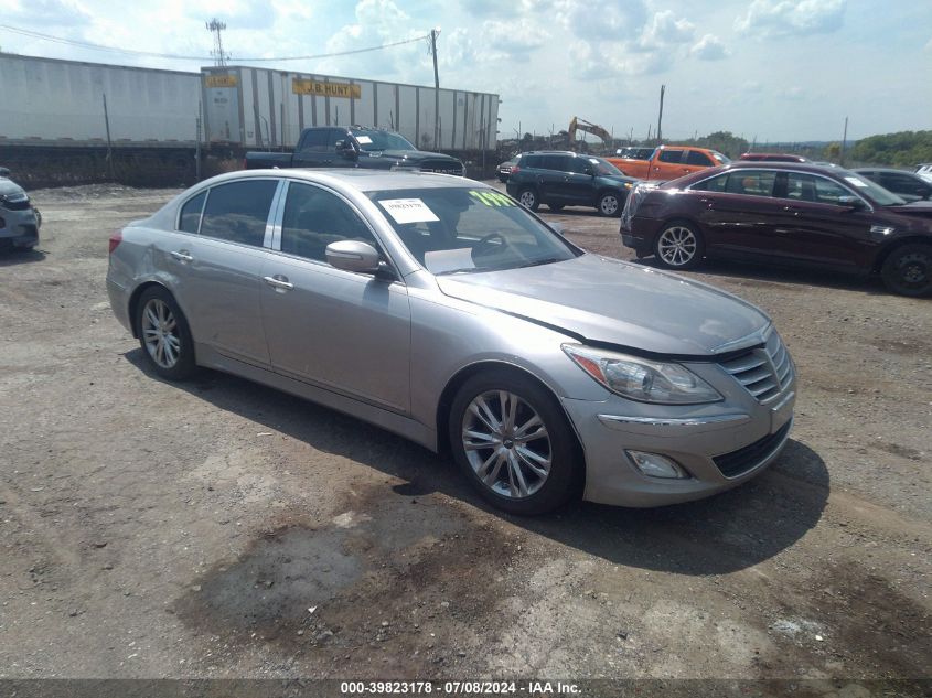2012 Hyundai Genesis 3.8 VIN: KMHGC4DDXCU201648 Lot: 39823178