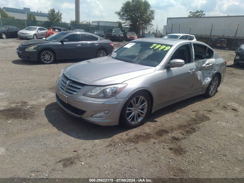 2012 Hyundai Genesis 3.8 VIN: KMHGC4DDXCU201648 Lot: 39823178