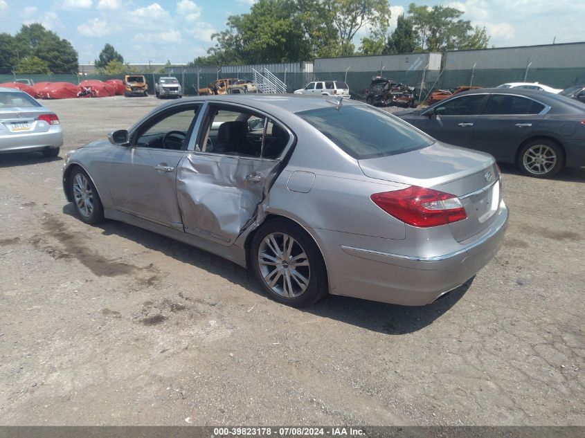 2012 Hyundai Genesis 3.8 VIN: KMHGC4DDXCU201648 Lot: 39823178