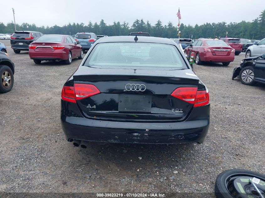 2011 Audi A4 Premium VIN: WAUBFAFL5BN036235 Lot: 39823219