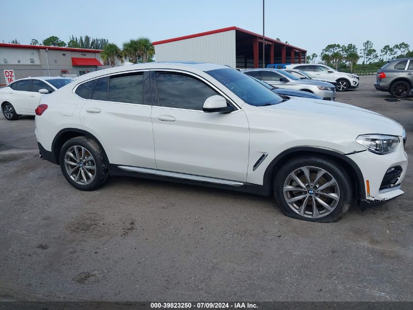 2019 BMW X4 xDrive30I VIN: 5UXUJ3C51KLG53222 Lot: 39823250