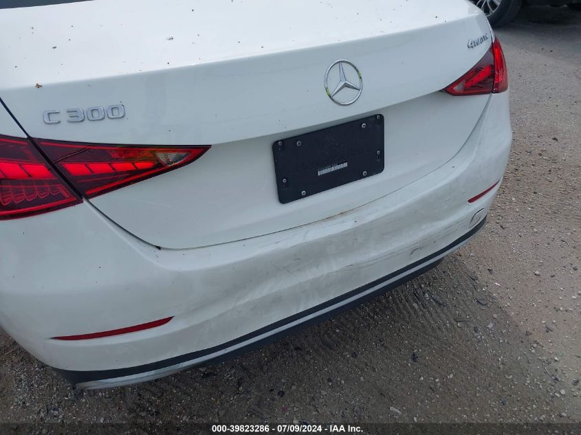 W1KAF4HB4PR100565 2023 Mercedes-Benz C 300 4Matic