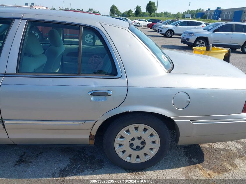 2003 Mercury Grand Marquis Gs VIN: 2MEFM74W83X701105 Lot: 39823295