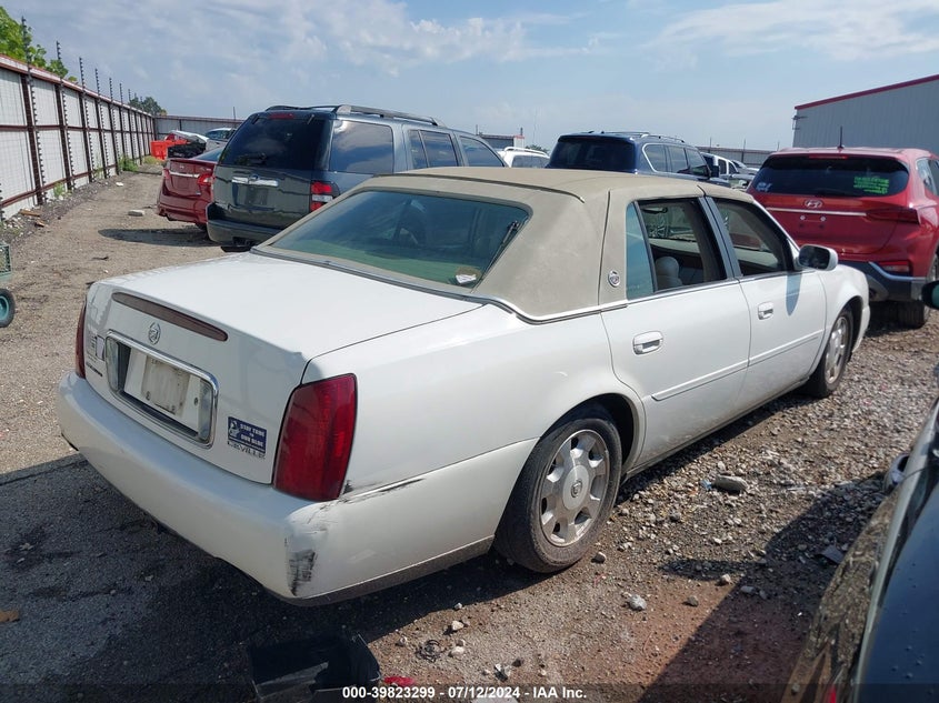 1G6KD54Y52U285903 2002 CADILLAC DE VILLE photo no. 4