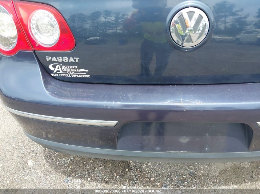 2006 Volkswagen Passat 3.6L 4Motion Luxury VIN: WVWFU73C16P160627 Lot: 39823308