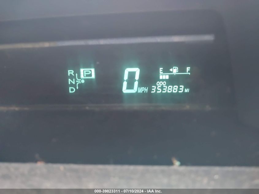 2009 Toyota Prius VIN: JTDKB20U697826504 Lot: 39823311