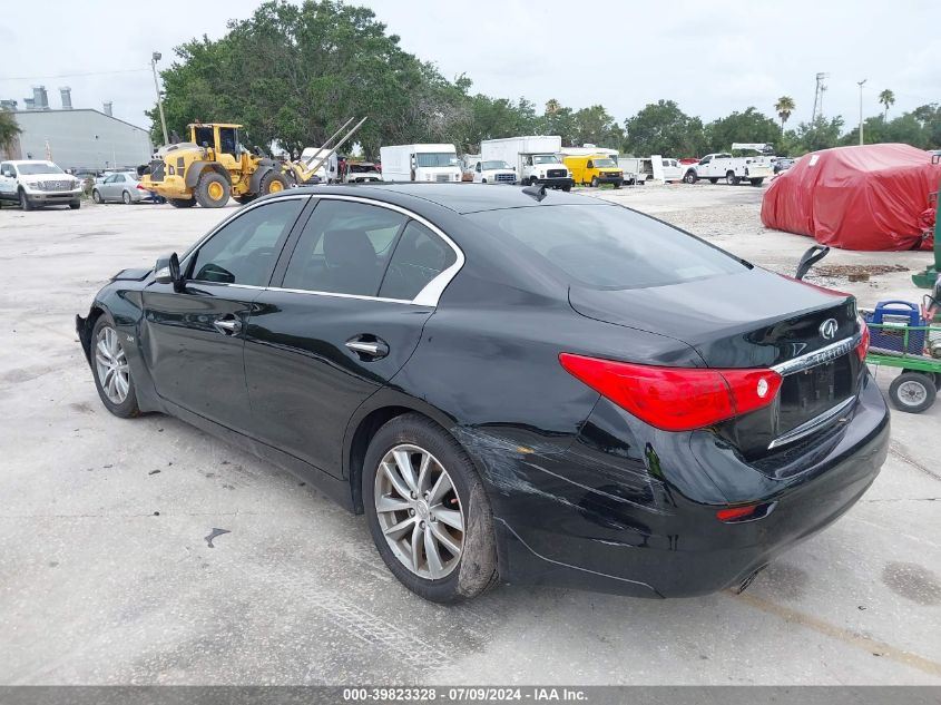 2016 Infiniti Q50 3.0T Premium VIN: JN1EV7AP4GM300853 Lot: 39823328