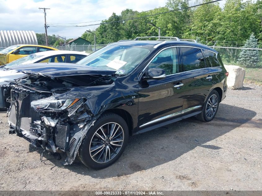 2019 Infiniti Qx60 Luxe/Pure VIN: 5N1DL0MM5KB565671 Lot: 39823333