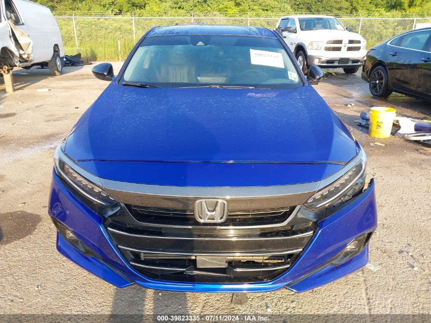 2021 Honda Accord Sport Special Edition VIN: 1HGCV1F46MA015702 Lot: 39823335