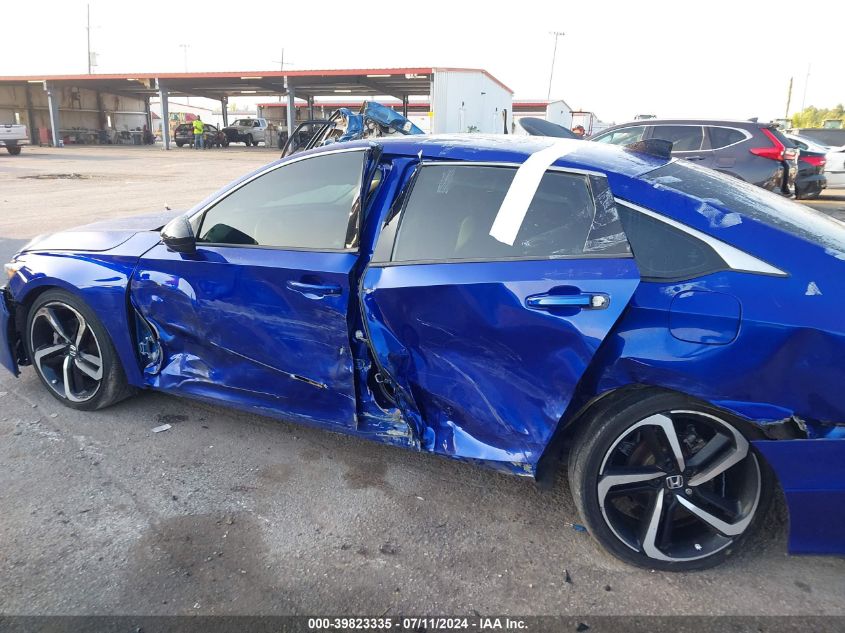 2021 Honda Accord Sport Special Edition VIN: 1HGCV1F46MA015702 Lot: 39823335