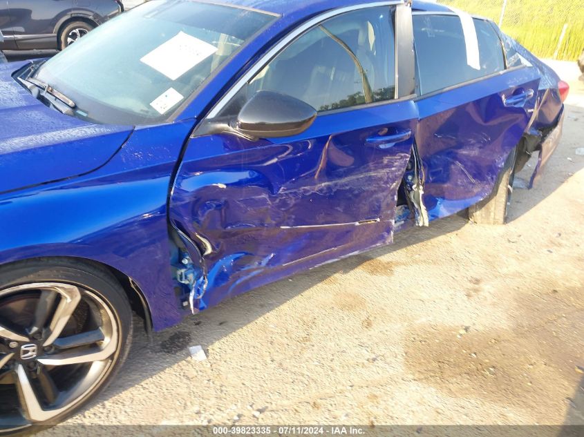 2021 Honda Accord Sport Special Edition VIN: 1HGCV1F46MA015702 Lot: 39823335