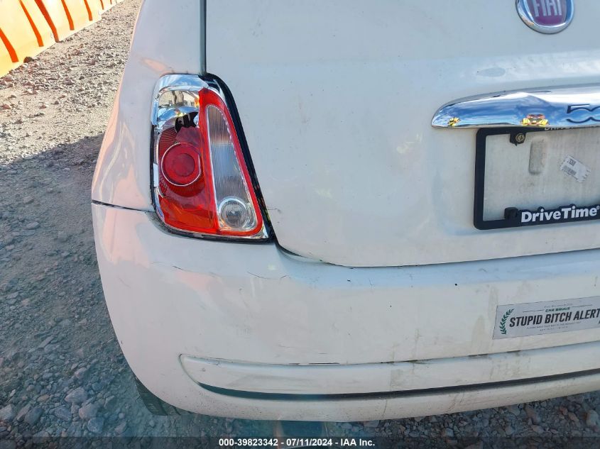 2015 Fiat 500 Pop VIN: 3C3CFFARXFT502588 Lot: 39823342