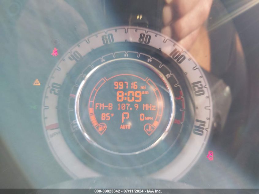 2015 Fiat 500 Pop VIN: 3C3CFFARXFT502588 Lot: 39823342