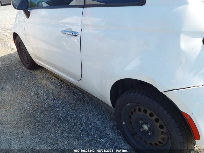 2015 Fiat 500 Pop VIN: 3C3CFFARXFT502588 Lot: 39823342