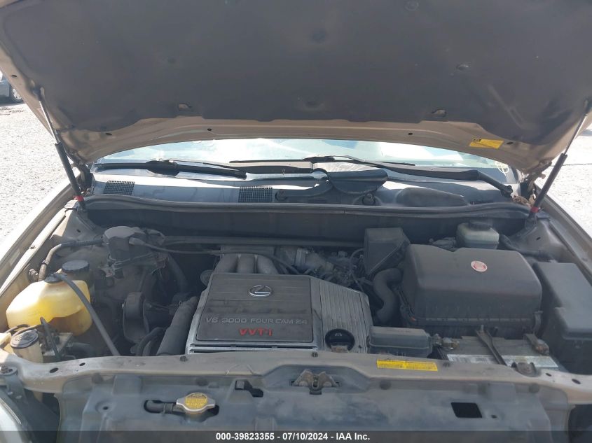 2001 Lexus Rx 300 VIN: JTJHF10U510224907 Lot: 39823355