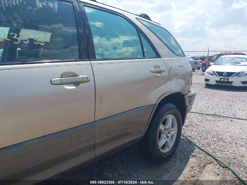 2001 Lexus Rx 300 VIN: JTJHF10U510224907 Lot: 39823355