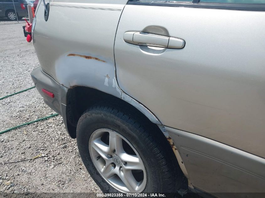 2001 Lexus Rx 300 VIN: JTJHF10U510224907 Lot: 39823355