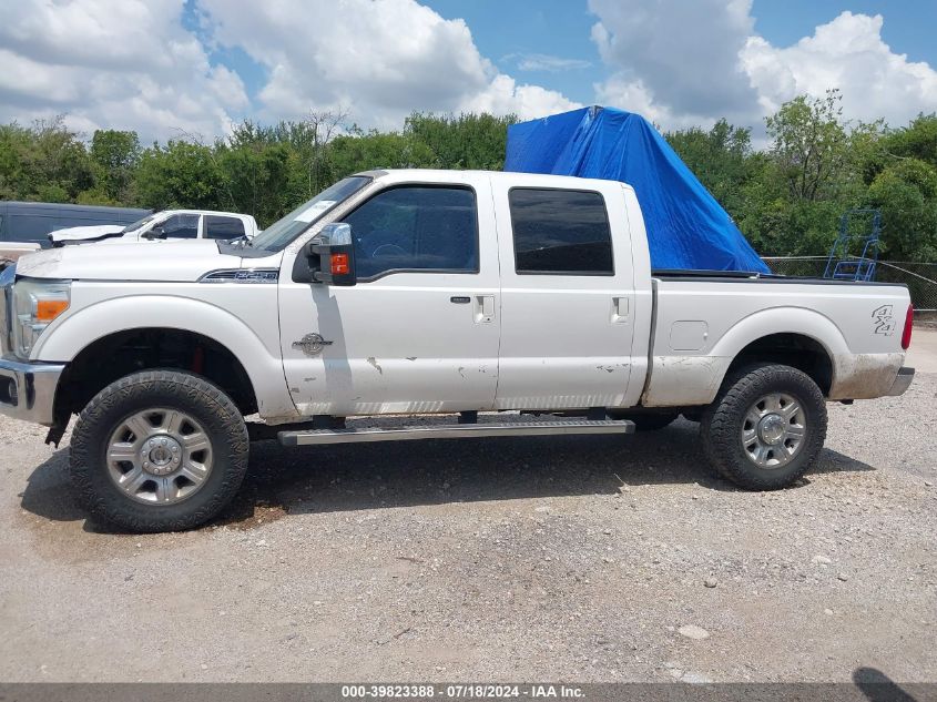 2012 Ford F-250 Lariat VIN: 1FT7W2BT6CEA56466 Lot: 39823388