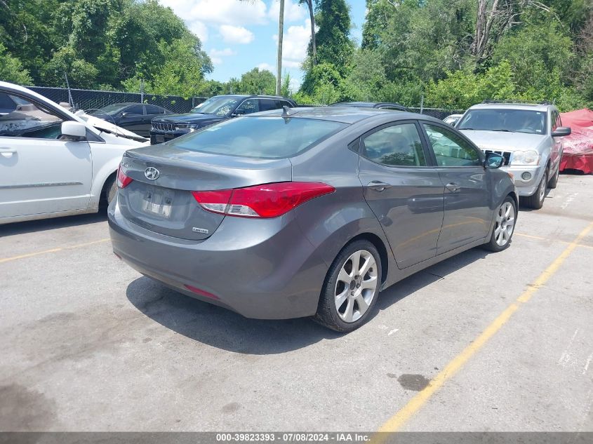 2013 Hyundai Elantra Limited VIN: 5NPDH4AE4DH273012 Lot: 39823393