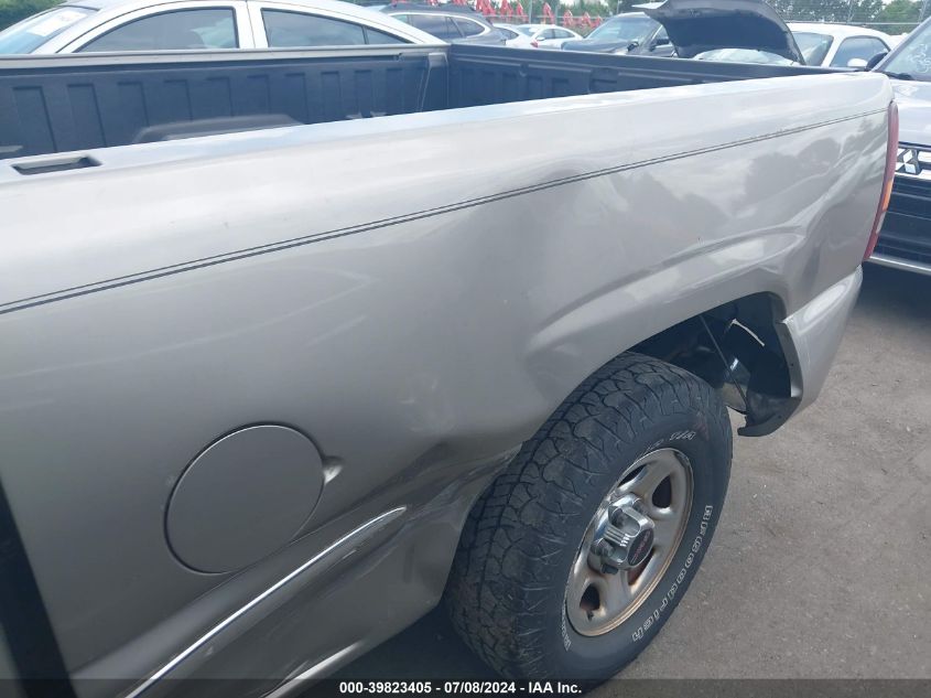 2001 GMC Sierra 1500 Sl/Sle VIN: 1GTEC19V01E321218 Lot: 39823405