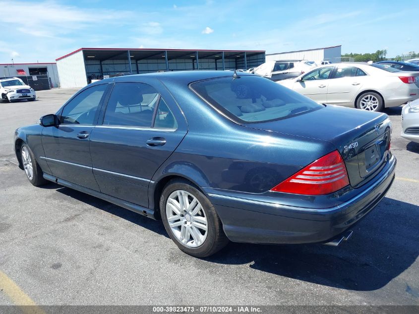 WDBNG70J53A371297 | 2003 MERCEDES-BENZ S 430