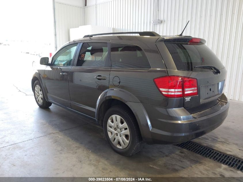 VIN 3C4PDCAB3HT709458 2017 DODGE JOURNEY SE