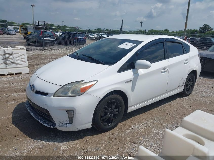 JTDKN3DU3E1745223 2014 Toyota Prius Two