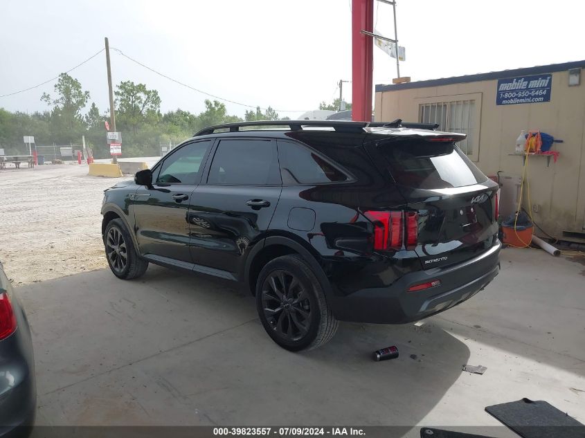 2023 Kia Sorento X-Line Ex VIN: 5XYRHDLF5PG195945 Lot: 39823557