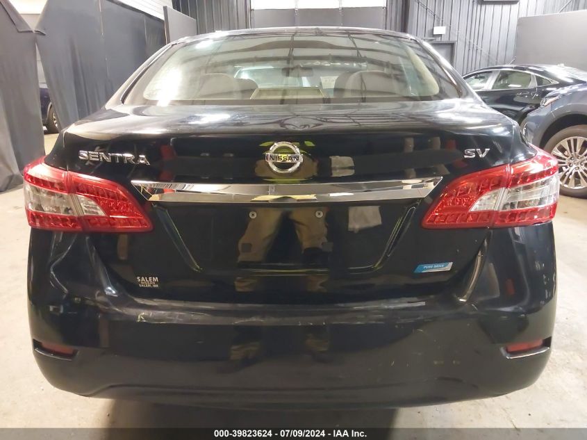 2013 Nissan Sentra Sv VIN: 3N1AB7AP6DL737671 Lot: 39823624
