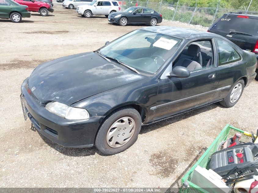 1994 Honda Civic Dx VIN: 2HGEJ2225RH555954 Lot: 39823627