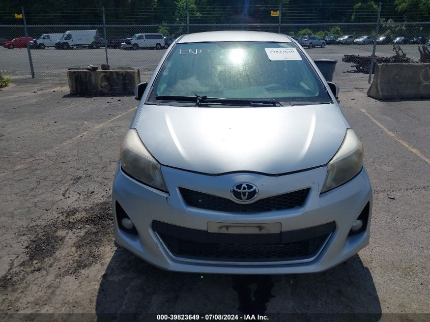 2012 Toyota Yaris Se VIN: JTDKTUD3XCD513975 Lot: 39823649