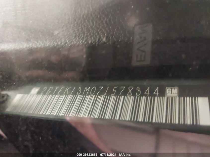 2007 GMC Sierra 1500 Sle1 VIN: 2GTEK13M071578344 Lot: 39823653