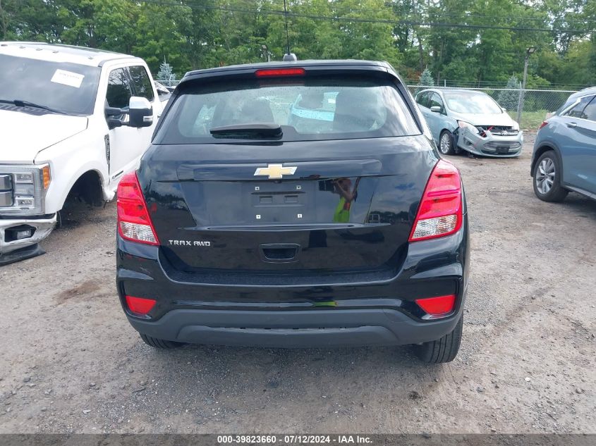 2020 Chevrolet Trax Awd Ls VIN: 3GNCJNSB7LL214830 Lot: 39823660