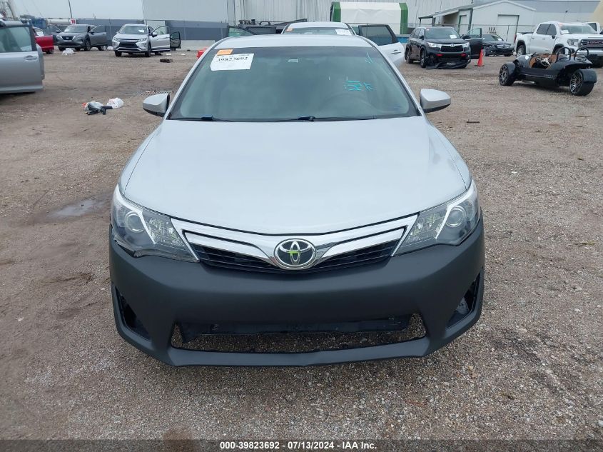 2012 Toyota Camry Le VIN: 4T1BF1FK6CU124711 Lot: 39823692