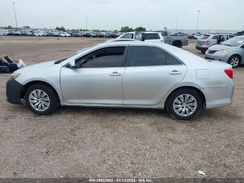 2012 Toyota Camry Le VIN: 4T1BF1FK6CU124711 Lot: 39823692