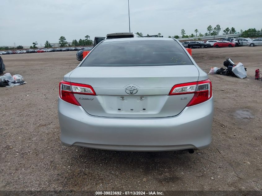 2012 Toyota Camry Le VIN: 4T1BF1FK6CU124711 Lot: 39823692