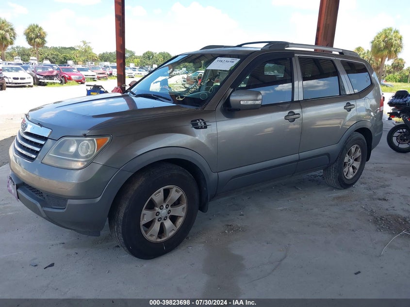 2009 Kia Borrego Lx VIN: KNDJJ741795025992 Lot: 39823698