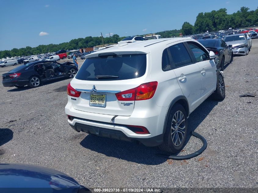 2019 Mitsubishi Outlander Sport 2.0 Es VIN: JA4AP3AU3KU018811 Lot: 39823738