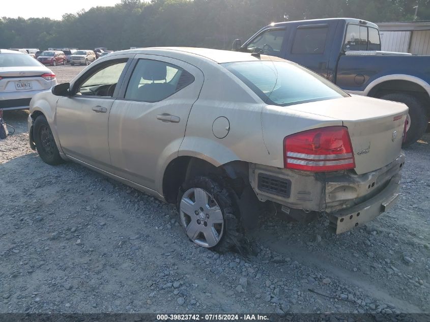 1B3CC4FB6AN199047 2010 Dodge Avenger Sxt