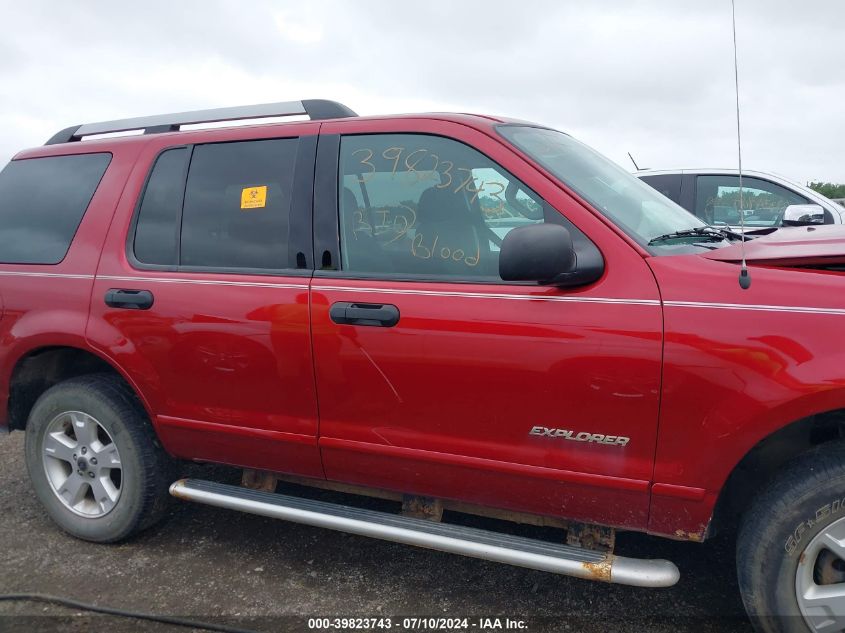 2005 Ford Explorer Xlt/Xlt Sport VIN: 1FMDU73W95UA42211 Lot: 39823743