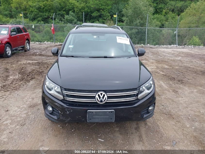 2012 Volkswagen Tiguan Se VIN: WVGBV7AX8CW564281 Lot: 39823744